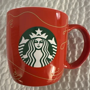 Taza de café Starbucks 2020 roja cerámica clásica sirena verde logotipo 18 OZ Holid - Imagen 1 de 4