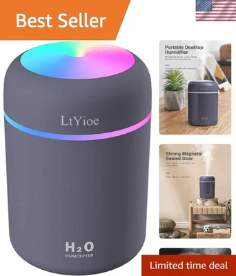 Compact Cool Mist Humidifier with Auto Shut-Off - Ideal for Bedroom & Travel - Image 1 of 4