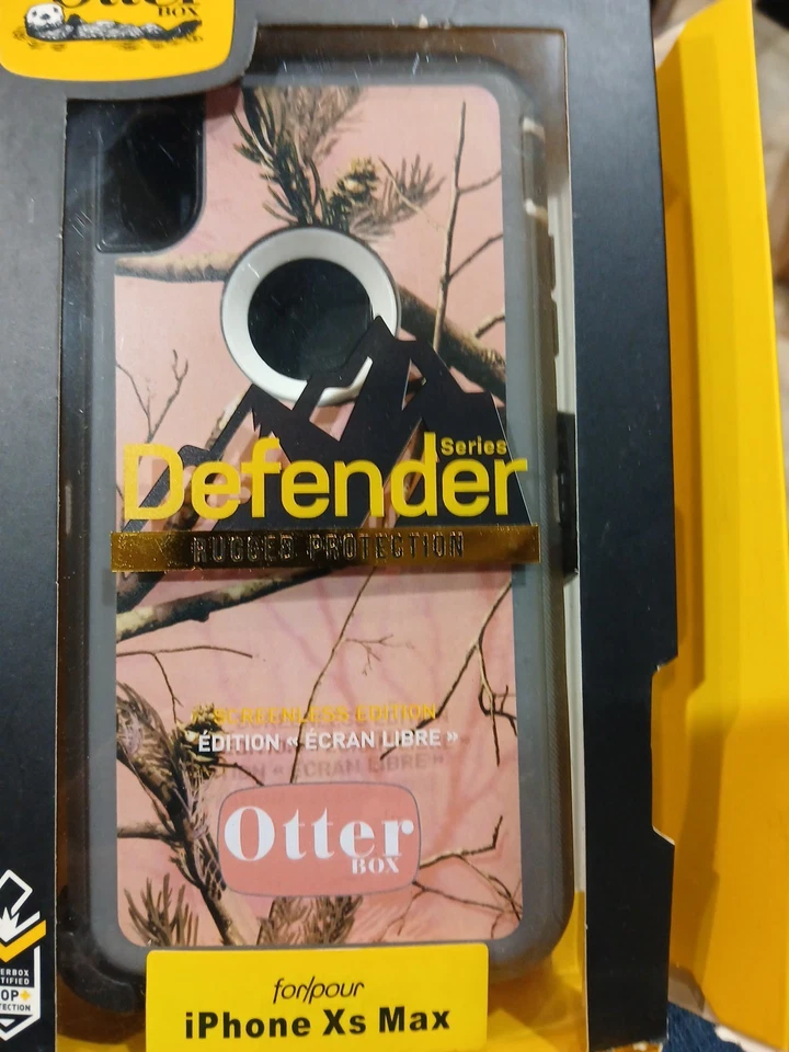 Camuflagem Otterbox Iphone Xs Max rosa/cinza - Imagem 1 de 1