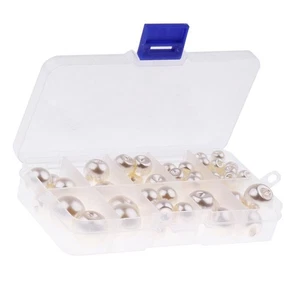79Pcs/Box Beauty Pearl Buttons Sewing Craft for Clothing Bags Decoration - Picture 1 of 7