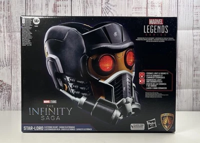 Casco Electrónico Marvel Legends Guardianes de la Galaxia Saga Infinito Star-Lord NUEVO Foto 1 de 4