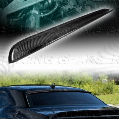 ALERÓN DE TECHO VENTANA TRASERA 100 % FIBRA DE CARBONO REAL AJUSTE 08-23 DODGE CHALLENGE Foto 1 de 4