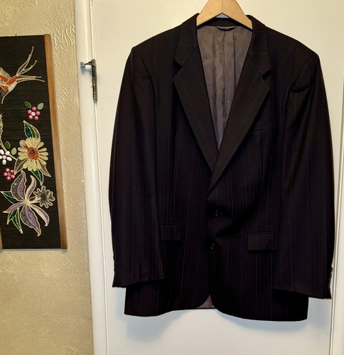 Blazer Christian Dior Le Connaisseur lana nera seno singolo vintage anni '80 taglia 44 L