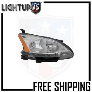HEADLIGHT LAMP Passenger (Right Only) FOR 13-14 NISSAN SENTRA - Picture 1 of 1