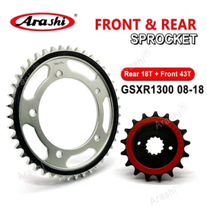 530 piñones delanteros 18T traseros 43T de cadena para Suzuki Hayabusa GSX1300R 2008 - 2020 - Imagen 1 de 8