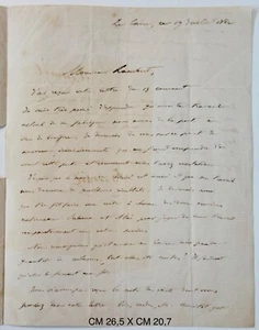 ISMA’IL PASCIÀ IL MAGNIFICO CHEDIVE’ D’EGITTO 1863-1879 LETTERA AUTOGRAFA 1862 - Picture 1 of 4