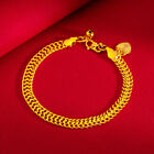 Fashion Jewelry Accessories Bracelet Gold Plated Classic For Men Ladies
