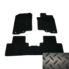 Fits Honda Insight 2010-On Fully Tailored Deluxe Rubber Car Mats In Black