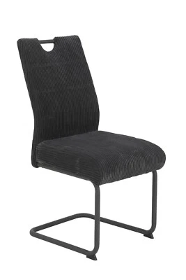 Merkur 28 / Schwinger Stuhl Sessel Küchenstuhl Cord Anthrazit / Lagerware - Bild 1 von 4