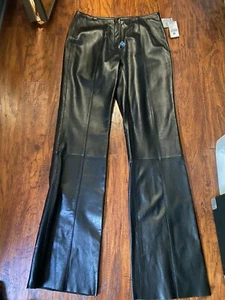 Wilson Leather Black Leather Pants Uncut - Picture 1 of 5