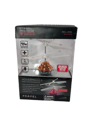 New Propel Rc Hovermaxx 2.0 Ufo, 6 LED Lights  Magic Hand Control Hovers - Image 1 of 4