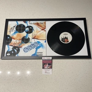 MUDVAYNE BAND SIGNED L.D. 50 VINYL ALBUM RECORD FRAMED AUTOGRAPH JSA COA - Picture 1 of 4