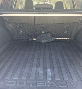 Rear Trunk Envelope Style Mesh Organizer Cargo Net for SUBARU OUTBACK 2015-2025 - Picture 1 of 24