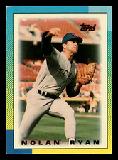1990 Topps Major League Leaders Minis Nolan Ryan HOF  Texas Rangers #39 VG-EX