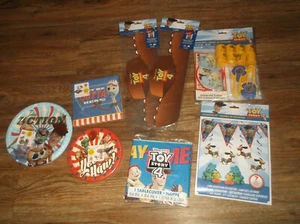 NEW Toy Story 4 Party Lot for 8 Plates Napkins Banner Tablecloth Favors Hats - Picture 1 of 10