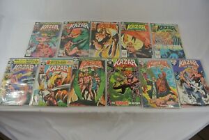 Ka-Zar #3 4 5 6 7 8 9 10 12 13 14 (Marvel Comics, 1971-1982) Lot of 11