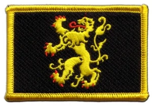 Belgien Brabant Aufnäher Flaggen Fahnen Patch Aufbügler 8x6cm - Bild 1 von 1