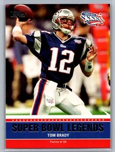 2011 Topps Tom Brady Super Bowl Legends #SBLXXXVI - GOAT NM-MT *TEXCARDS* - Picture 1 of 2