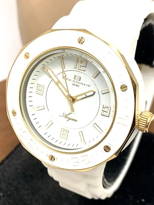 Oceanaut Women's Watch OC0216 Quartz Acqua Gold White Rubber Band 41mm - Image 1 of 4