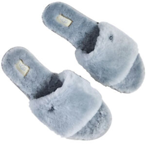 New Women's UGG Brand Cozette Slide Cozy Shoes Slipper Sandals Ash Fog 1100892