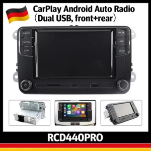 NONAME Autoradio Front and rear USB RCD440 360 Carplay Android Auto Für VW GOLF - Bild 1 von 16