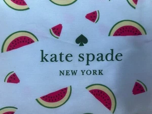 Kate Spade wiederverwendbare Canvas-Tasche Wassermelonenmuster leichte Sommertasche - Bild 1 von 3
