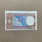 First Indian Sattalite India 2 Rupees Banknote J Unc Currency Paper Money Note