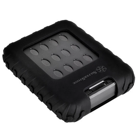 Silverstone MMS01B Military Grade Waterproof 2.5inch SATA USB3.0 Enclosure - Image 1 of 4