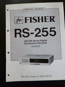 Original Service Manual Fisher AM/FM Stereo Digital Synthesizer Receiver RS-255 - Bild 1 von 1