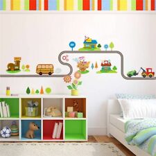 Cartoon Cars Highway Track Wall Stickers For Kids Rooms Sticker Decor Wall Art