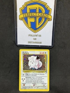 POKÉMON BASE SET 2 CLEFAIRY HOLO 6/130 LP- - Foto 1 di 2