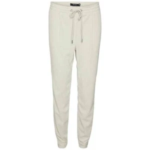 Vero Moda Nora Mw Tappered Corduroy Pants Bianco - Taglia XS Abbigliamento Donna - Imagen 1 de 2