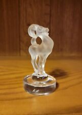 Lalique RAM Crystal Glass Paperweight