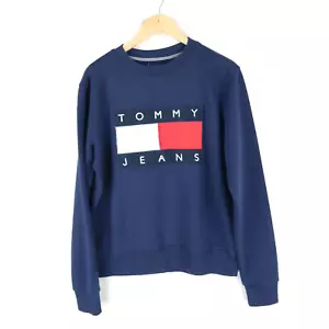 Tommy Hilfiger Jeans Sweatshirt Spell Out Logo Gr. M (T360) - Bild 1 von 5