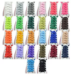 52" Thick Shoelace Sneakers Athletic Shoelace String Shoelaces Solid 1,2,12Pairs - Picture 1 of 27