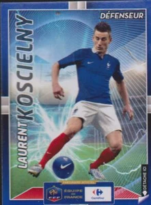 FOOTBALL  CARTE 3D Bleus - Collector Carrefour - 2014 LAURENT  KOSCIELNY  7/24 - Picture 1 of 1