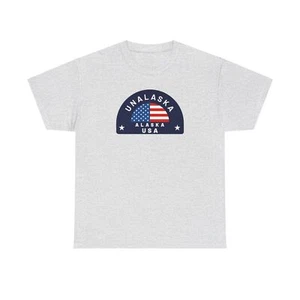 Unalaska, Alaska - Unisex Heavy Cotton Tee - Picture 1 of 81