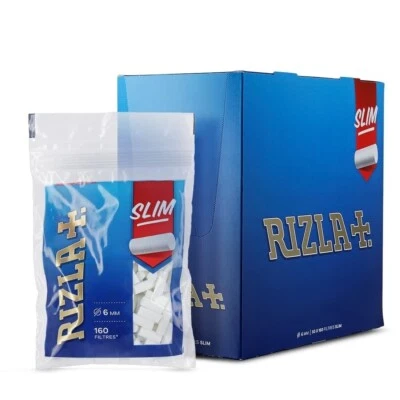 Filtri Rizla Slim 6 mmIn Busta Spugna Filtre Da 20 Bustine Da 150 Filtrini - Image 1 of 2
