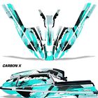 Jet Ski Graphic Decal Wrap for Kawasaki 440 550 SX 82-95 CARBONX TEAL