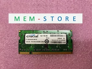 CT12864AC800.M8FH8 Crucial Original 1GB DDR2-800MHz 200-pin SODIMM RAM Memory - Picture 1 of 3