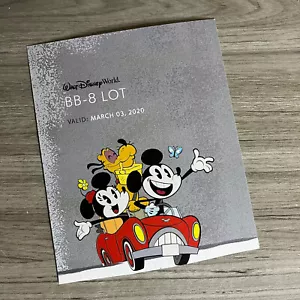Disney Mickey and Minnie’s Runaway Railway Media Event Press Pass Card Cast - Picture 1 of 4