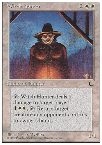 Witch Hunter ~ Lightly Played Chronicles MTG Magic UltimateMTG White Card - Image 1 of 1