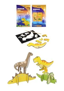 Dinosaur Scratch Art 3D Model (Glow in the Dark) - Picture 1 of 3