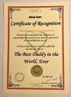 Christmas Gift Unusual  Birthday Present Mum Dad Grandad Step-Mum Certificate BG