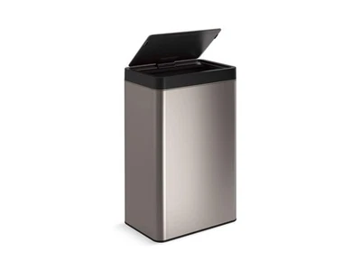 KOHLER 13-Gallon Touchless Stainless Steel Trash Can K-23825-ST Motion Sensor - Image 1 of 4