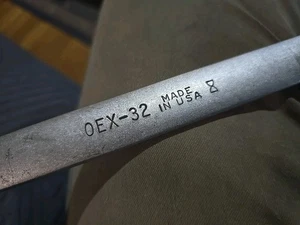Vintage 1948 Snap-On 1” Combination Wrench 12 pt. OEX-32 USA - Picture 1 of 7