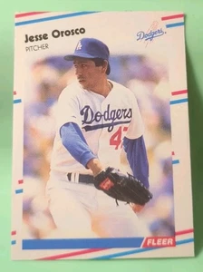 1988 Fleer Update - Jesse Orosco #U-96 - Los Angeles Dodgers  - Picture 1 of 2