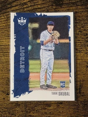 2021 Tarik Skubal Rookie (RC) Diamond Kings Artist Proof Tigers #132 - Image 1 of 2
