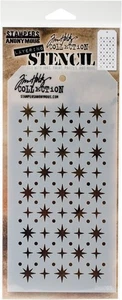 Paquete de 3 plantillas en capas Tim Holtz 4,125"X8,5"-Starry THS-093 - Imagen 1 de 1