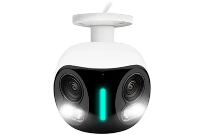 Lorex H20 4K IP 有线双镜头安全摄像头带智能安全照明和 — 第 1/4 张图片